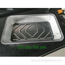 Rectangle aluminum foil container full size foil pan